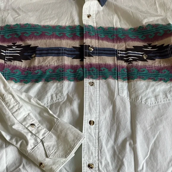 VINTAGE EXPRESS RIDER BUTTON UP MENS SZ SMALL - Picture 7 of 10